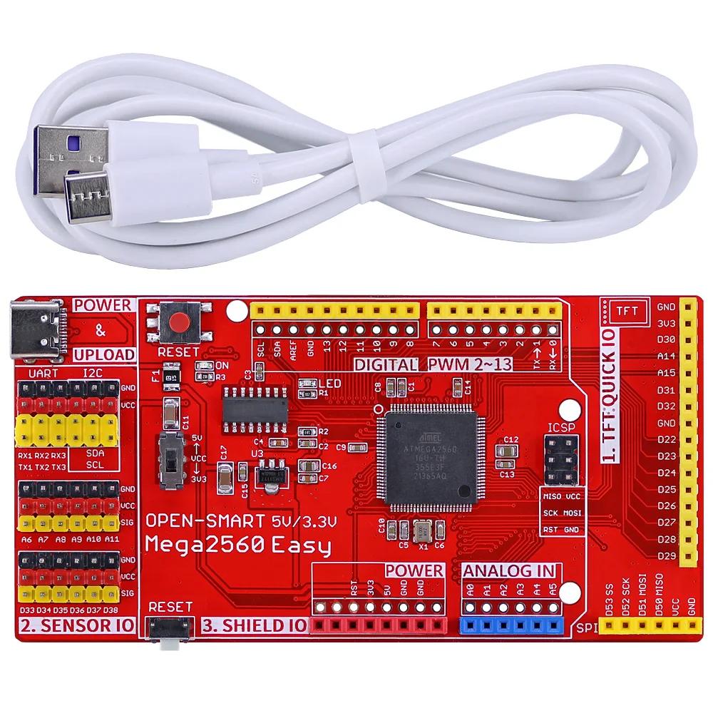 OPEN-SMART   , º  IO + C Ÿ USB ̺, Arduino DIY, Mega2560 ȣȯ, CH340, 5V, 3.3V